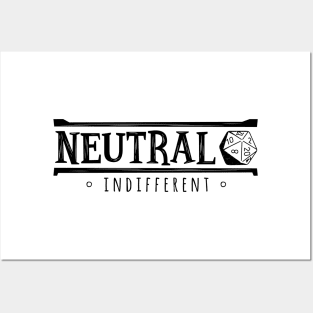 Neutral Indifferent (Modern Alignments) Posters and Art